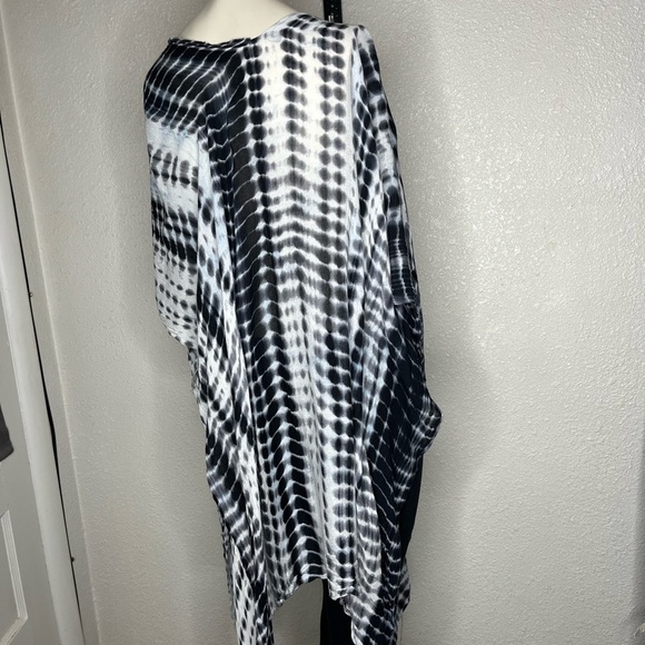 Michael Stars Tie Dy Long Shawl Cardigan - Picture 4 of 5